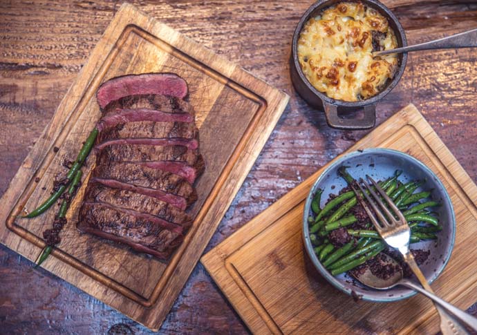 Ayes on the prize, that’s Mac and Wild Eating out Venison Mac&Cheese Green Beans
