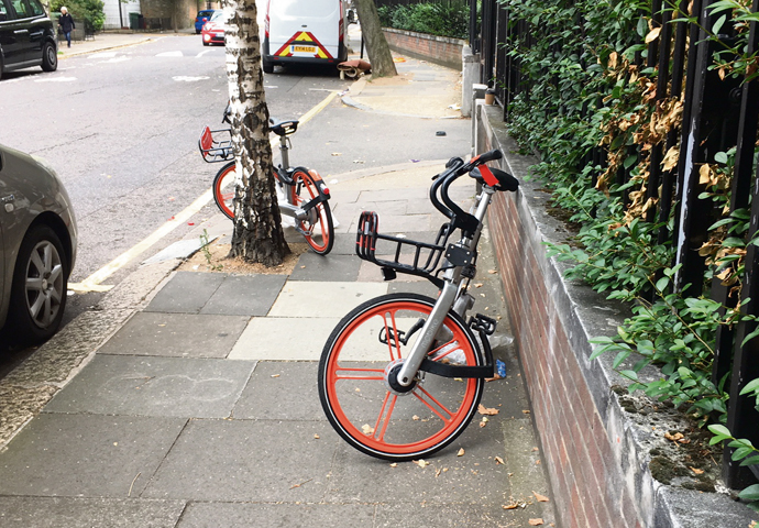 Is Sadiq Khan going to do anything about abandoned bikes? Bikes