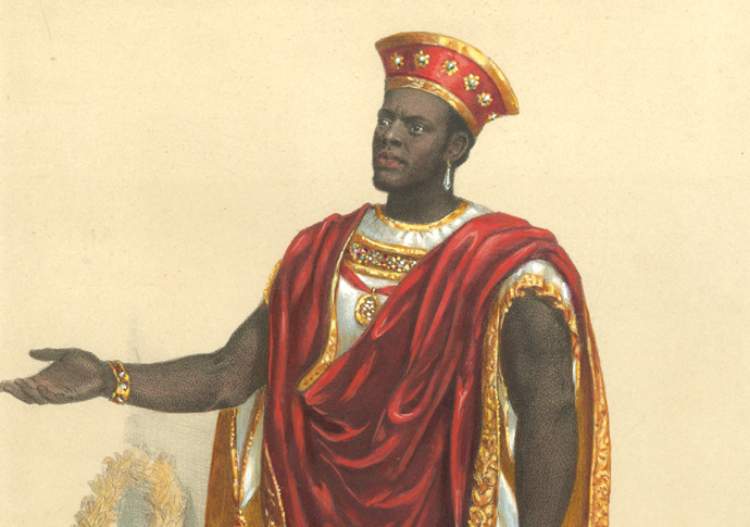 Stage-struck out of theatre history? Ira Aldridge in the role of Othello Houghton Library Harvard University
