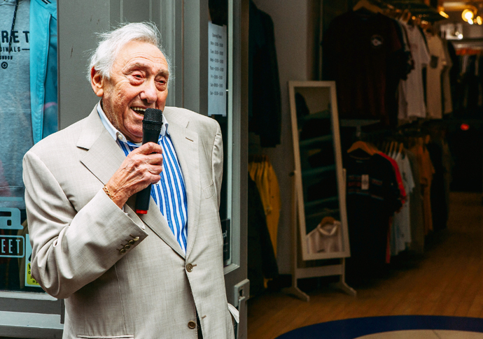 Plaque for Carnaby Street boutique that put live models in window henry moss