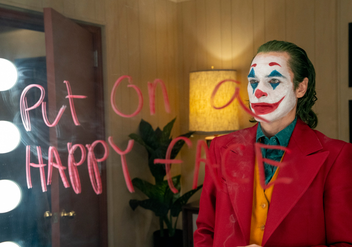 Fears of a clown in Joker joker mirror