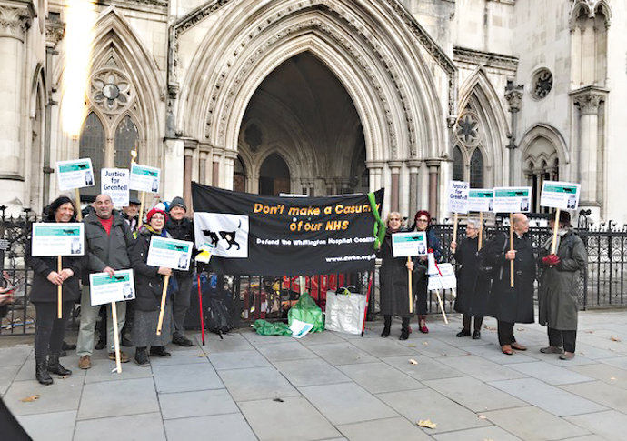 Whittington_High Court protest