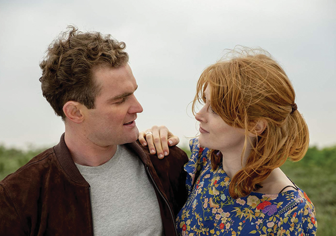 Trading on the past Emily Beecham and Mark Stanley in Sulphur and White credit Nick Wall