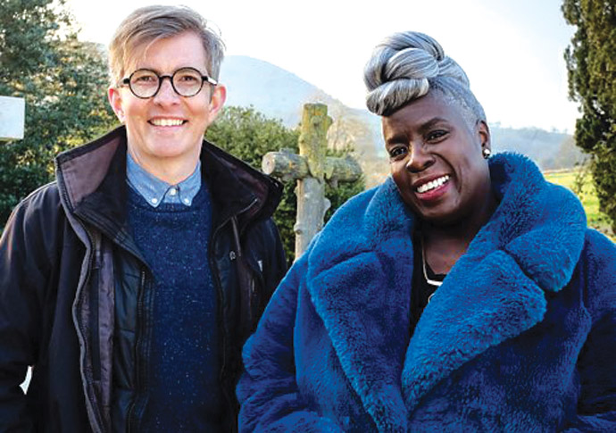 Gareth Malone and Karen Gibson