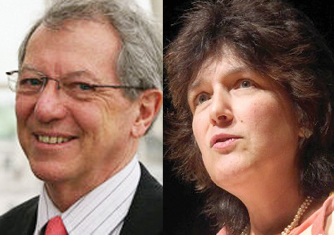 Sir David King and Professor Allyson Pollock. Photo- allysonpollock