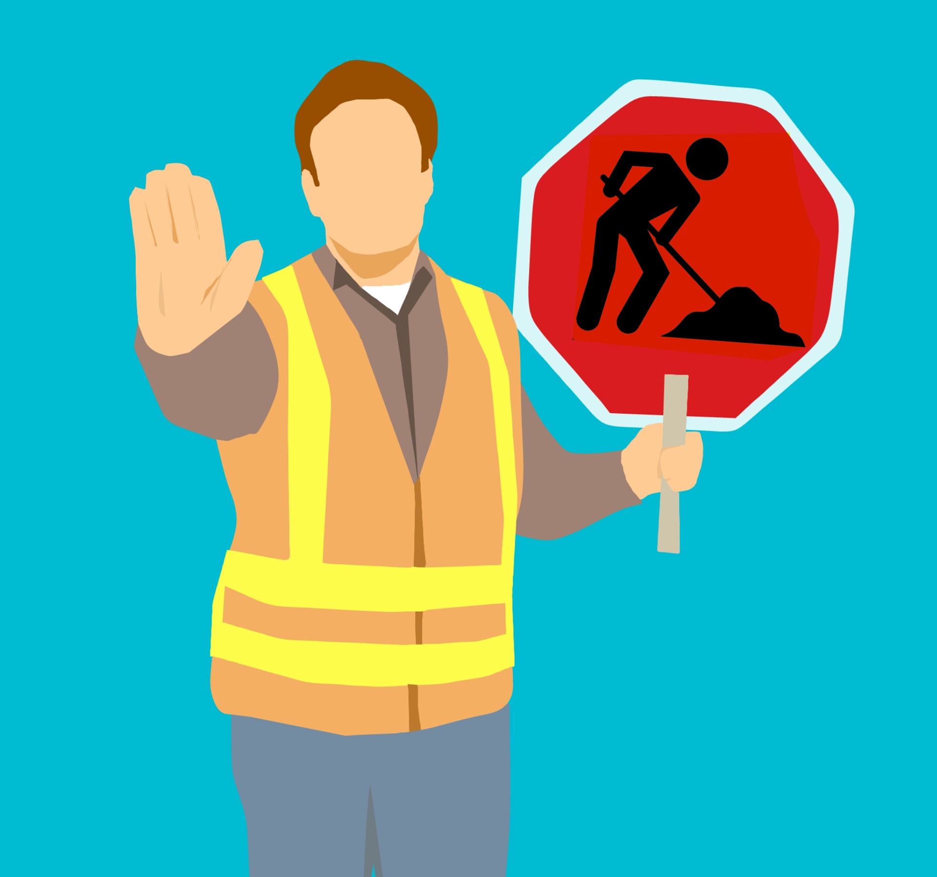 Road works