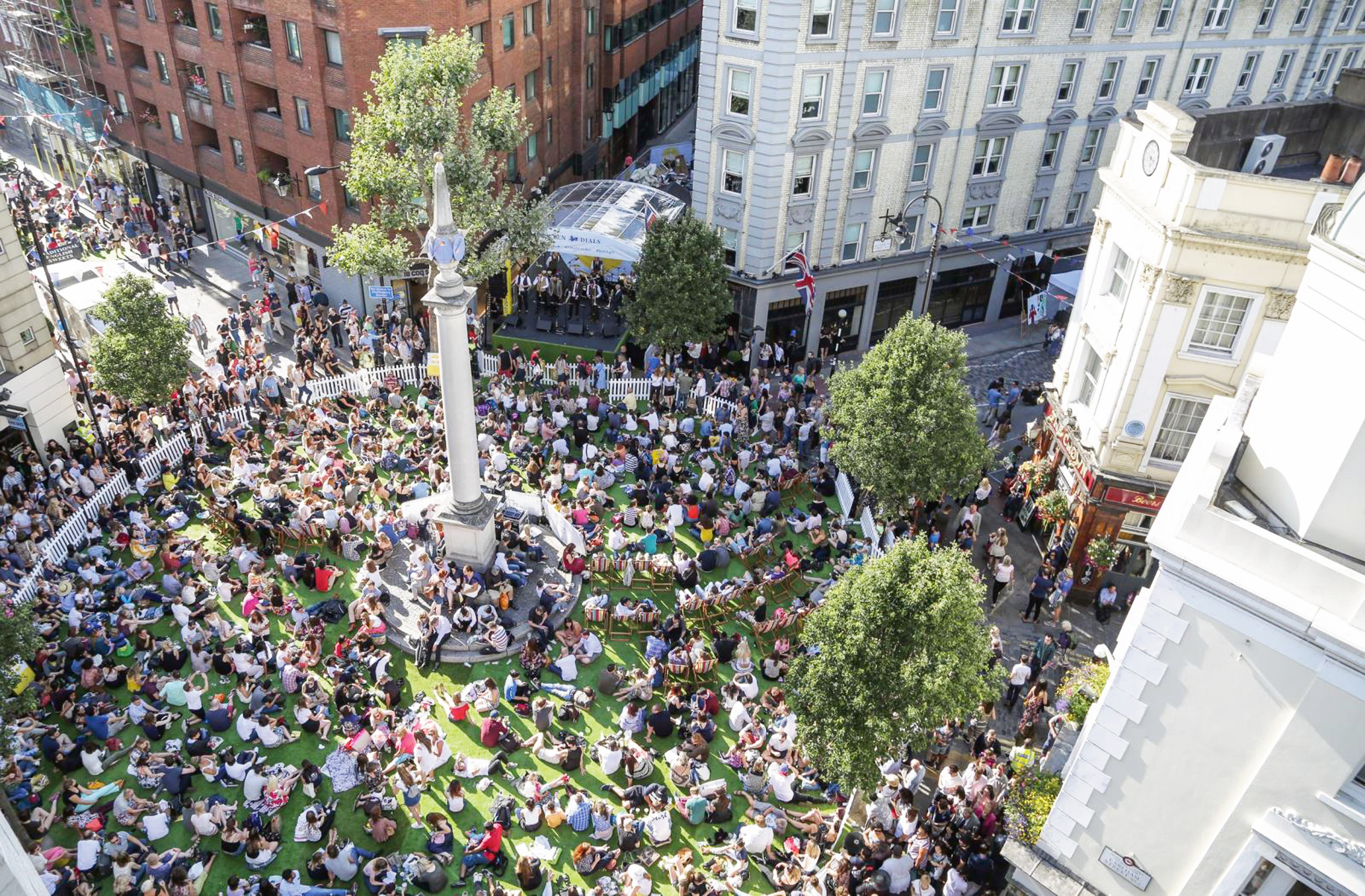 Seven Dials’ seven-day ‘pedestrianisation’ Seven dials