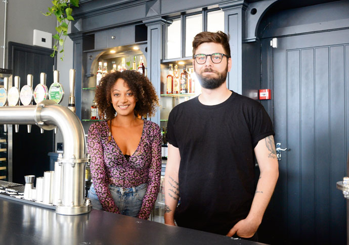 Take the medicine now to protect lives and economy Archway Tavern staff Nichola Moses and Ian Broad