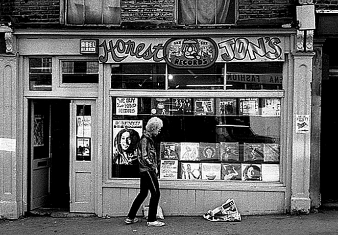 Vinyl destination Honest Jons, Camden Town, 1978