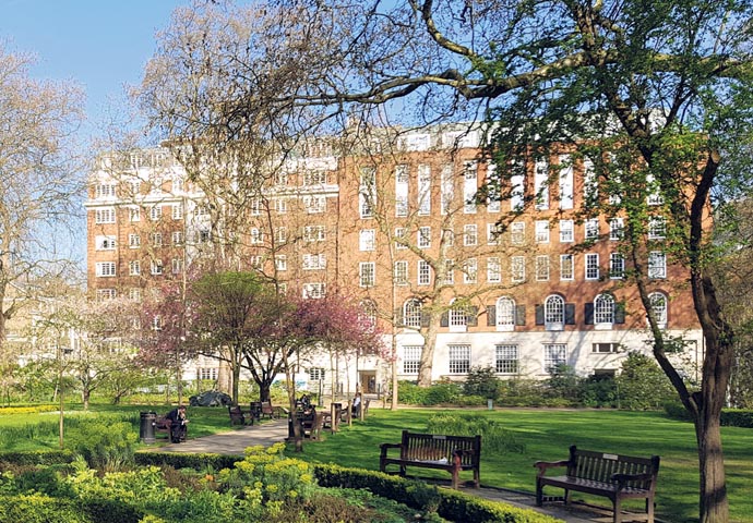 Why are the parks locked up? Tavistock Square
