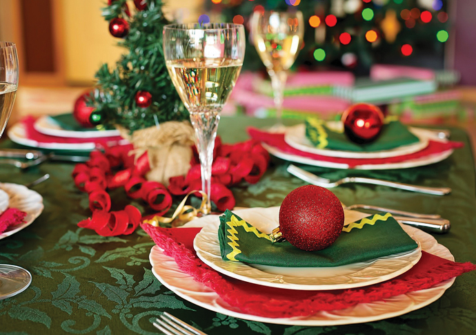 Christmas table