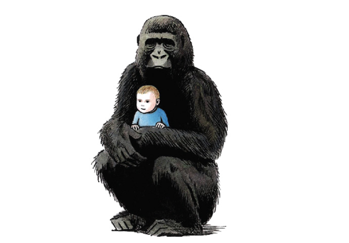 Wanted: baby sitter Gorilla cartoon_John Sadler