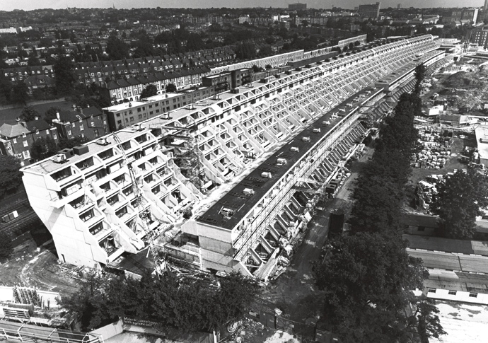 Alexandra Road Estate under construction Camden London