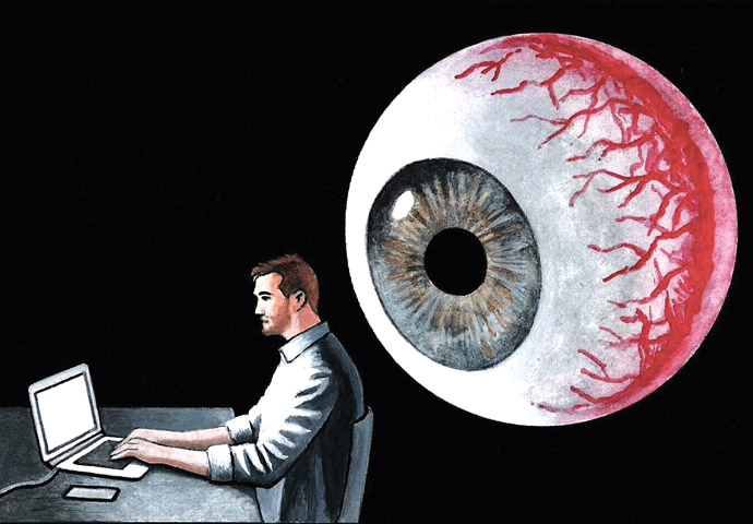 Watch out, Big Brother’s about Watching Eye cartoon