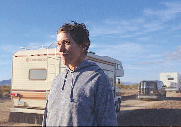 Nomadland puts brakes on the American Dream Frances McDormand in Nomadland