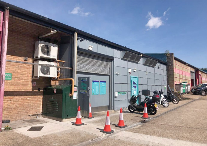 Deliveroo site in Roman Way