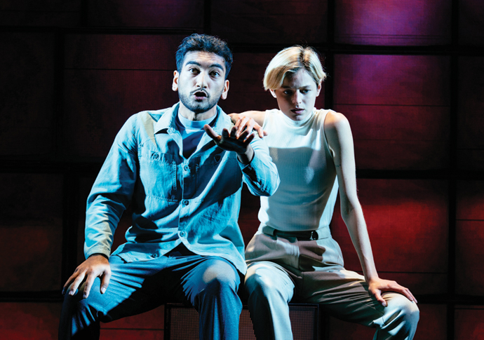 Nabhaan Rizwan and Emma Corrin image by Helen Murray