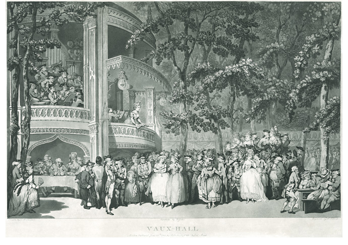 The ‘notorious Vauxhall Gardens’ by Thomas Rowlandson