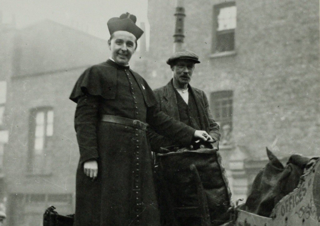 Father Basil Jellicoe, who transformed housing in Somers Town. Picture: Camden Local Studies and Archive Centre