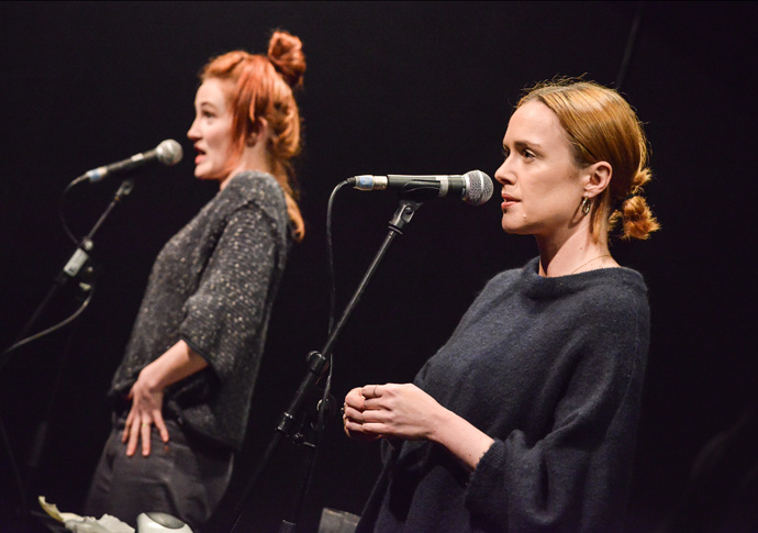 Review: Little Scratch, at Hampstead Downstairs little scratch Production Image L-R EVE PONSONBY ELEANOR HENDERSON © Robert Day