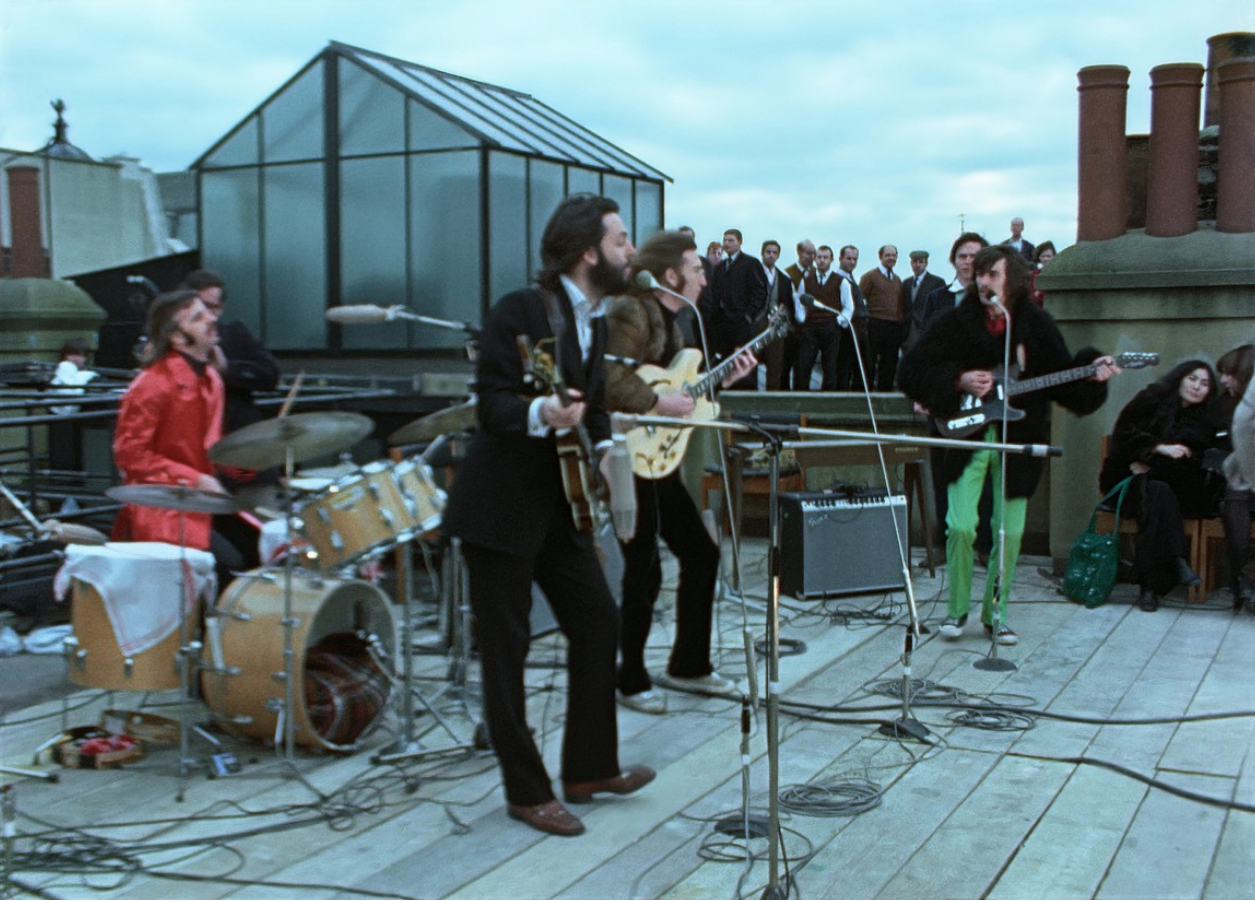 Beatles_last live performance on roof of 3 Savile Row