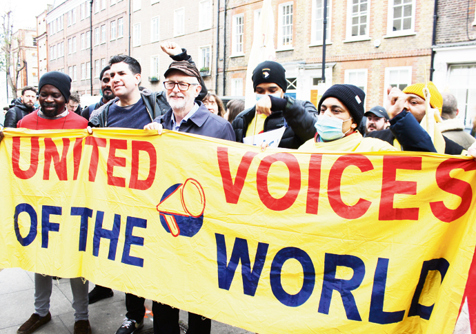 Assault probe after children’s hospital protest gosh 1