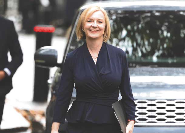 Liz Truss arrving at Number 10 - credit Lauren Hurley-No 10 Downing Street
