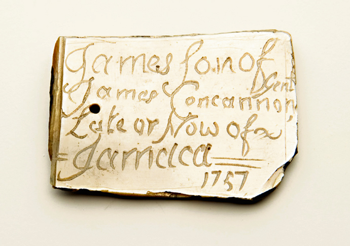 Founding Hospital Token_Mother of Pearl cutout