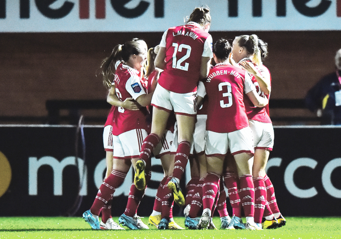 Aesenal v West Ham - Barclays Womens Suoer League - Borehamwood Stadium