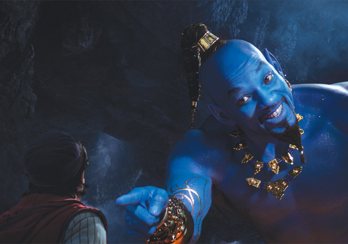 Aladdin_Will Smith and Mena Massoud