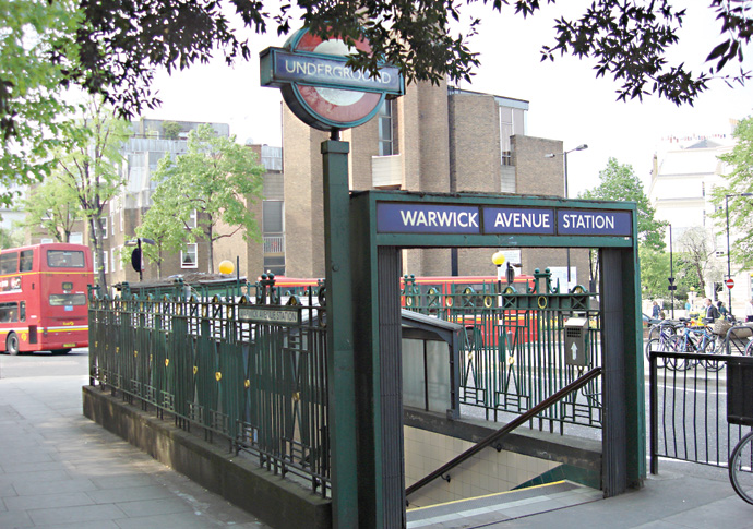 Harrington: Meet me by the entrance of the tube Harrington_Warwick Avenue tube