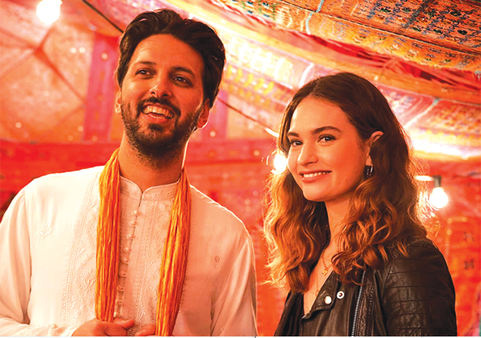 Throwback to 1990s London rom-com era makes the heart sink Shazad Latif and Lily James in What's Love Got to Do with It Robert Viglasky-Robert Viglasky