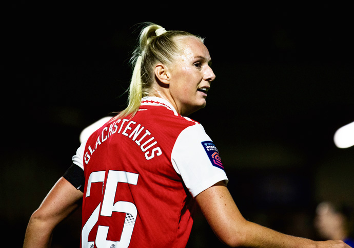Arsenal striker takes centre stage Arsenal v Brighton - Barclays FA Womens Super League - Meadow Park
