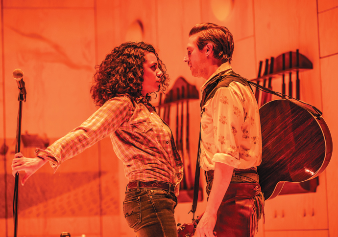 Review: Oklahoma!, at Wyndhams Theatre Anoushka Lucas and Arthur Darvill in Oklahoma! Photo by Marc Brenner