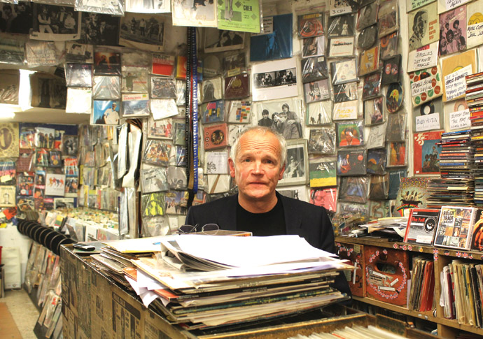 Harrington_Tim Derbyshire in his record shop