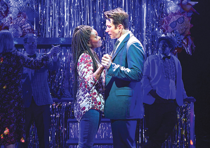 Review: Groundhog Day, at Old Vic Theatre Tanisha Spring and Andy Karl in Groundhog Day