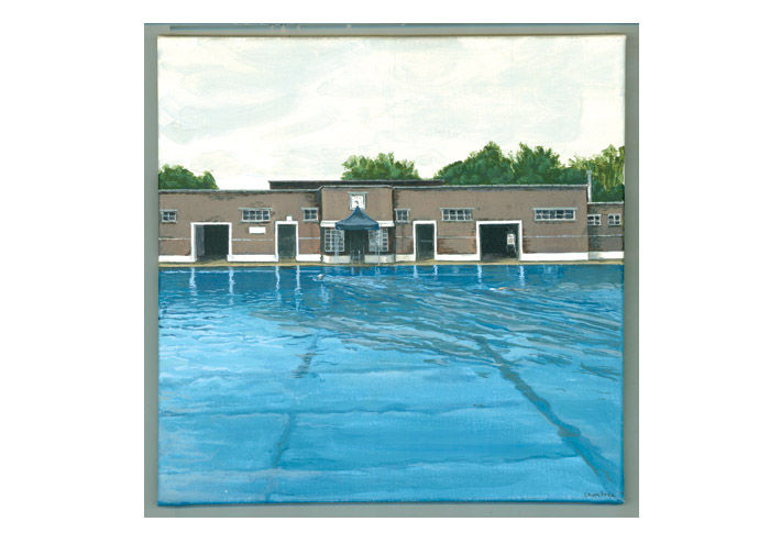 Art and lungs Laura Price’s painting of Parliament Hill Lido