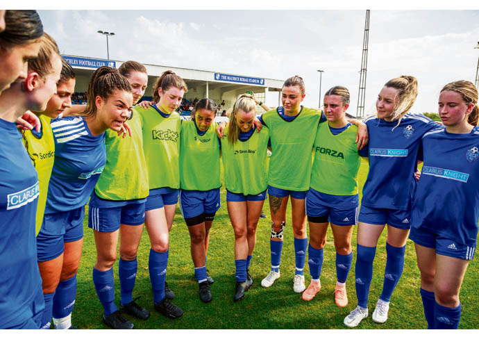Camden Town WFC team talk