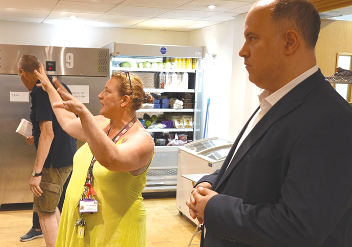 Help with food, cash & vouchers Cllr David Boothroyd at North Paddington Foodbank