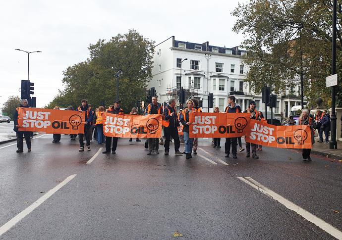 Slow march of defiance Just Stop Oil_London1_01112023