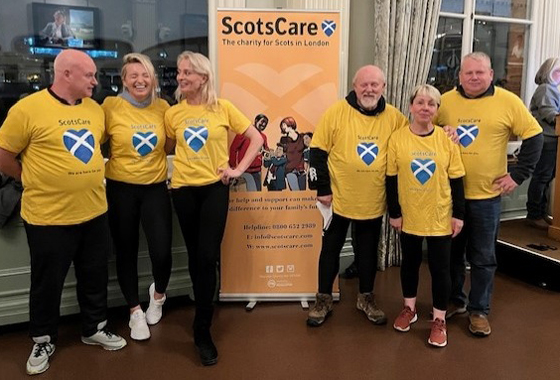 ScotsCare supporters raise over £20K for homelessness services SCOTSCARE IMAGE