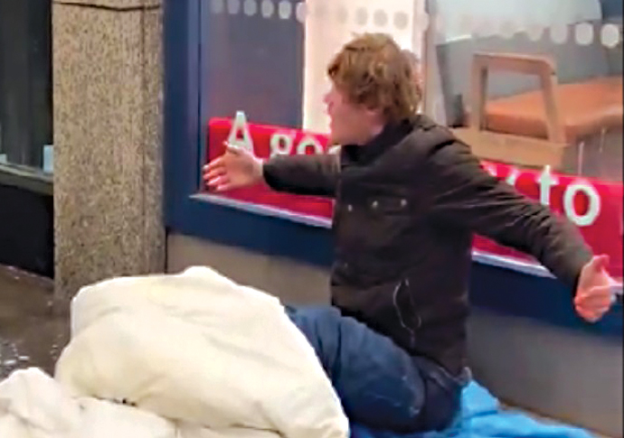 Harrington: The sleeping bag gets soaked… then we buy another Happy Meal McDonalds-homeless-row-hero new 2b