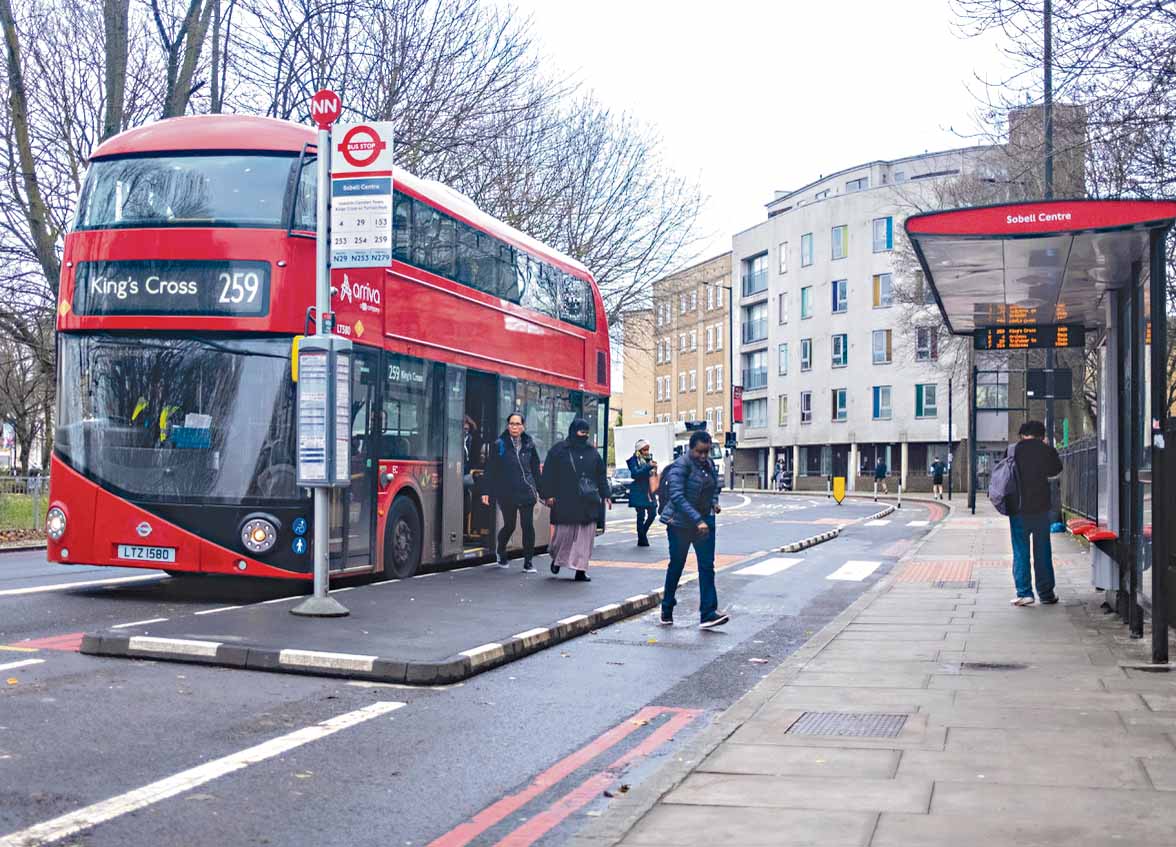 Floating Bus Stop Tollington Road