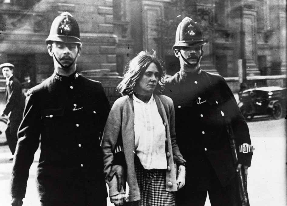 Suffragette arrest London 1914