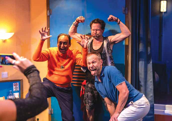 Review: Out of Season, at Hampstead Downstairs Neil DSouza Peter Bramhill & James Hillier credit The Other Richard