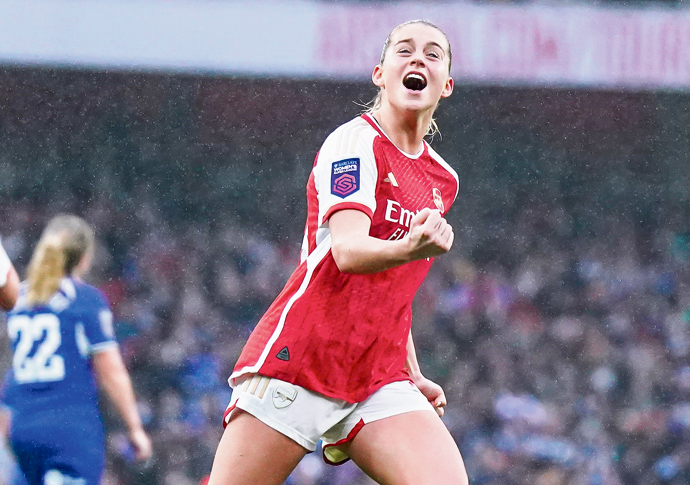 Russo is named player of the year Womens Super League - Arsenal v Chelsea - Emirates Stadium