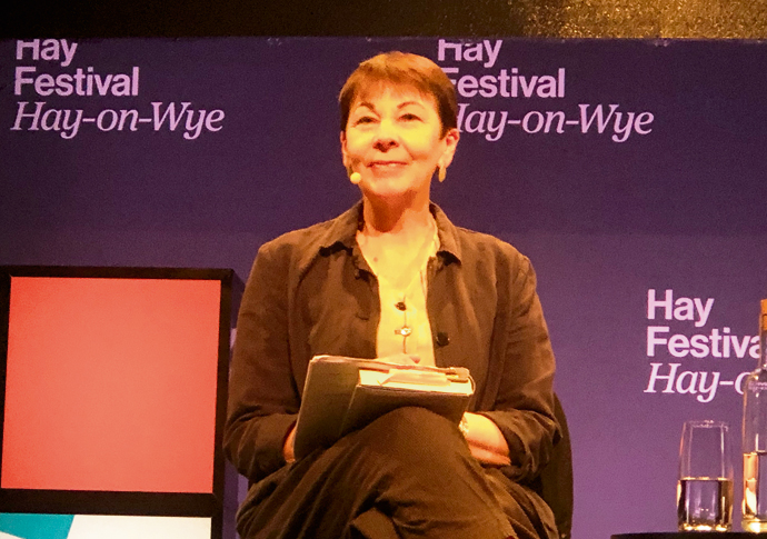 Caroline Lucas at Hay