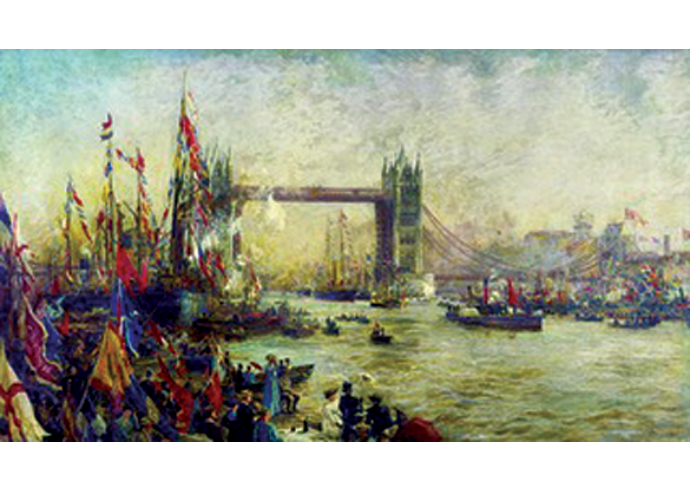 A tour de force The opening ceremony of the Tower Bridge 1894-5 by William Lionel Wyllie