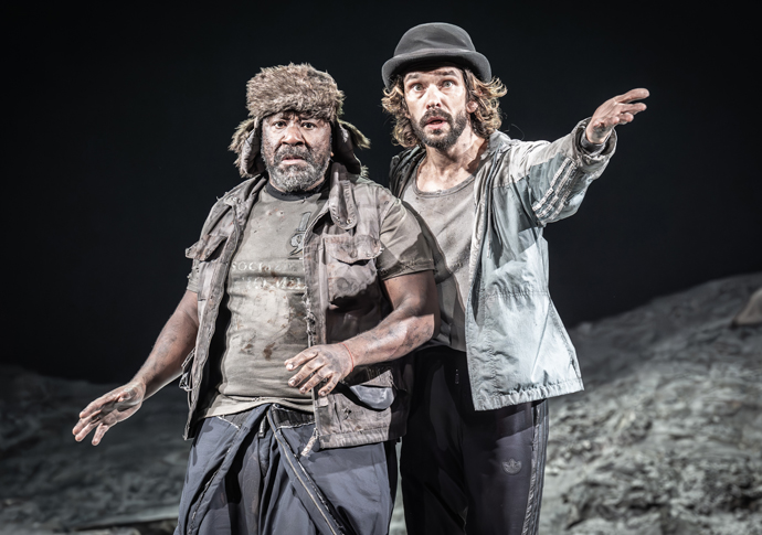 Review: Waiting for Godot, at Theatre Royal Haymarket Waiting for Godot_Lucian Msamati and Ben Whishaw_Photo Marc Brenner