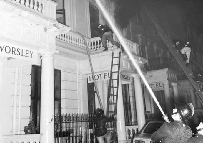 Hero firefighter Hamish Pettit Worsley